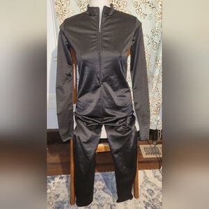 Zip Up Unitard Jumpsuit
